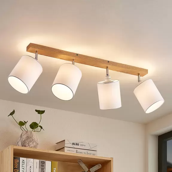 Lampenwelt Lindby Imarin Deckenstrahler, 4-flammig, weiß Letzter Tag