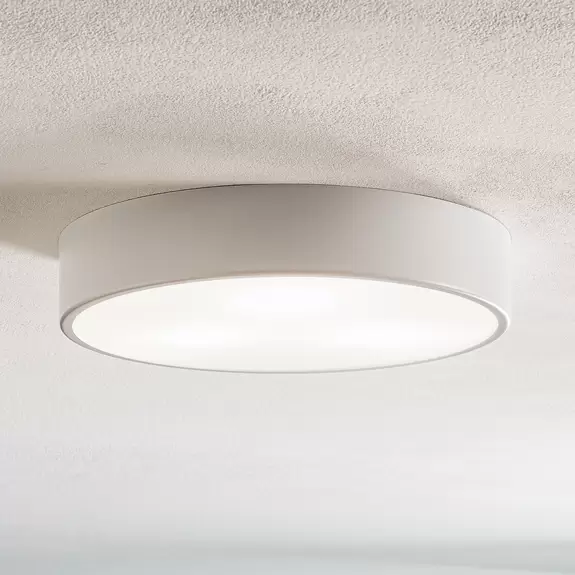 Lampenwelt Deckenleuchte Cleo 400, Sensor, Ø 40cm weiß Nur für heute
