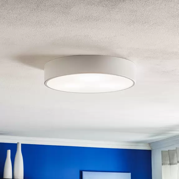 Lampenwelt Deckenleuchte Cleo 400, Sensor, Ø 40cm weiß Nur für heute