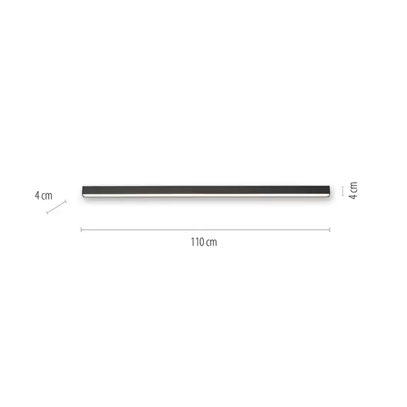 Lampenwelt PURE Lines LED-Deckenleuchte lang anthrazit Vierteljährliche Förderung