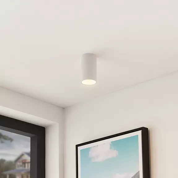 Lampenwelt Arcchio Downlight Brinja, weiß, starr, rund, GU10 Im Verkauf