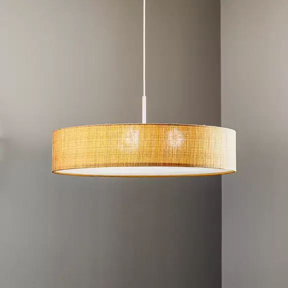 Lampenwelt Hängeleuchte Turda, Ø 65 cm, gold Meist gekauft