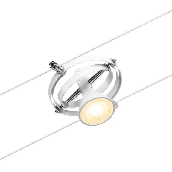 Lampenwelt Paulmann Wire Cardan Spot für Seilsystem weiß matt Fabrik Onlineshop