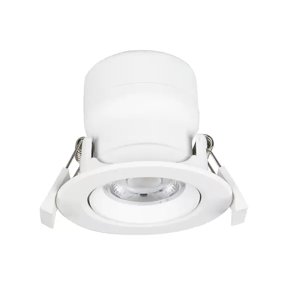 Lampenwelt Prios LED-Einbaulampe Shima, weiß, 7W, 3000K, 3er, dimmbar Fabrikpreis