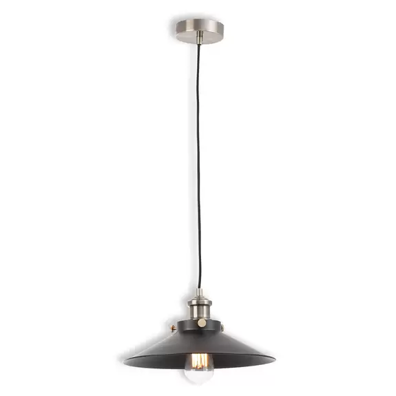 Lampenwelt Schwarze Hängeleuchte Marlin Black Friday