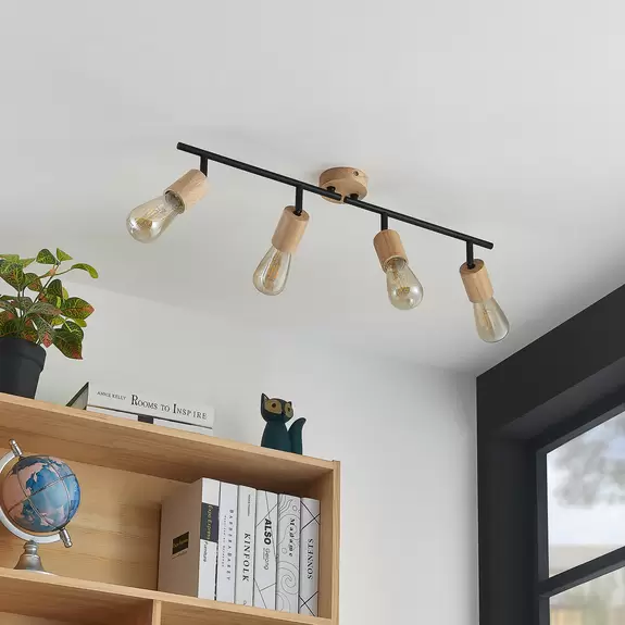 Lampenwelt Lindby Magniva Deckenstrahler, vierflammig Top Angebot