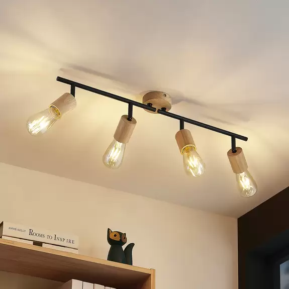 Lampenwelt Lindby Magniva Deckenstrahler, vierflammig Top Angebot