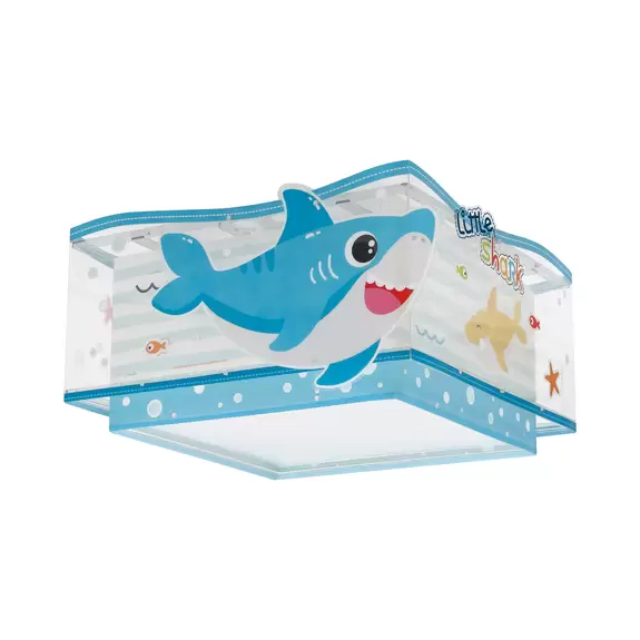 Lampenwelt Dalber Little Shark Deckenlampe Meeresmotiv 1-fl Online Outlet