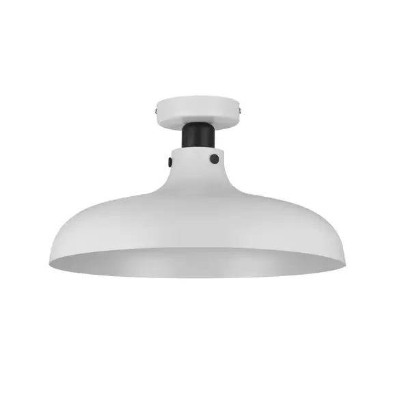 Lampenwelt Deckenleuchte Matlock, Ø 38 cm, grau/schwarz Riesige Ersparnisse