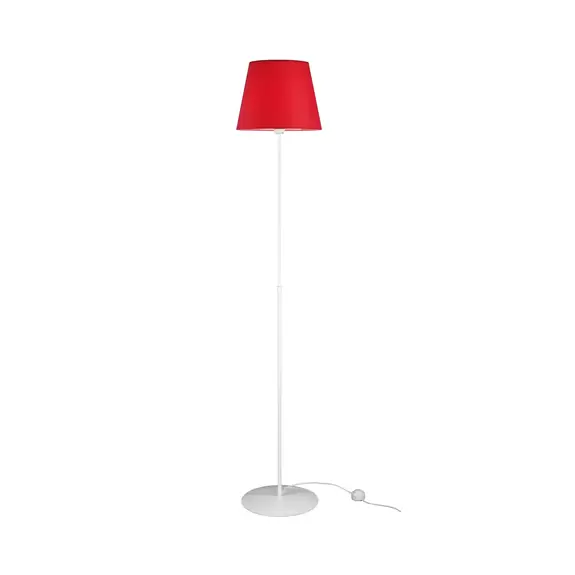 Lampenwelt Aluminor Store Stehlampe, weiß/rot VIP-Rabatte