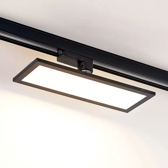 Lampenwelt Arcchio Hairis 3-Phasen-LED-Panel schwarz 3000 K Speichern exportieren