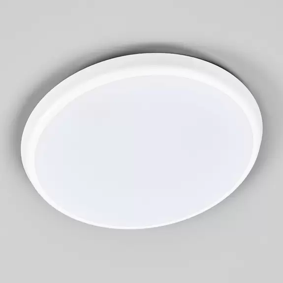 Lampenwelt LED-Deckenleuchte Augustin, CCT, rund, Ø 30 cm Auslauf