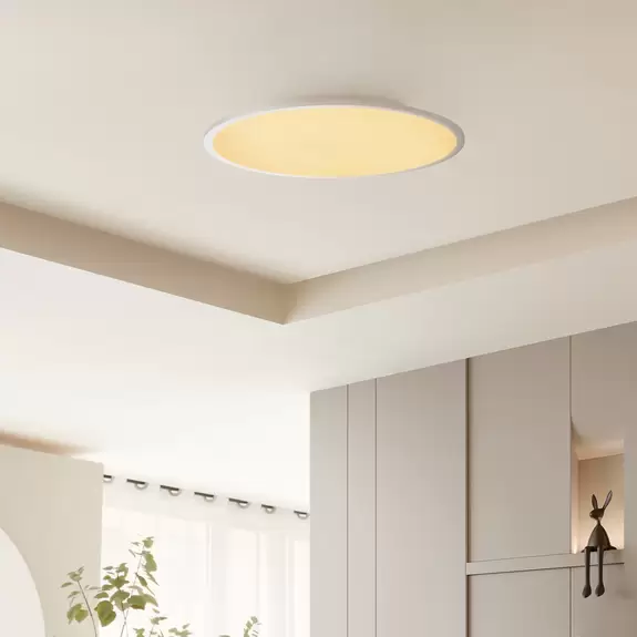 Lampenwelt Lindby Narima LED-Deckenlampe, CCT, Ø 60 cm Fabrikpreis