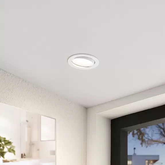 Lampenwelt Arcchio LED-Einbaulampe Katerin, weiß, schwenkbar, 2er-Set Vatertagsangebot