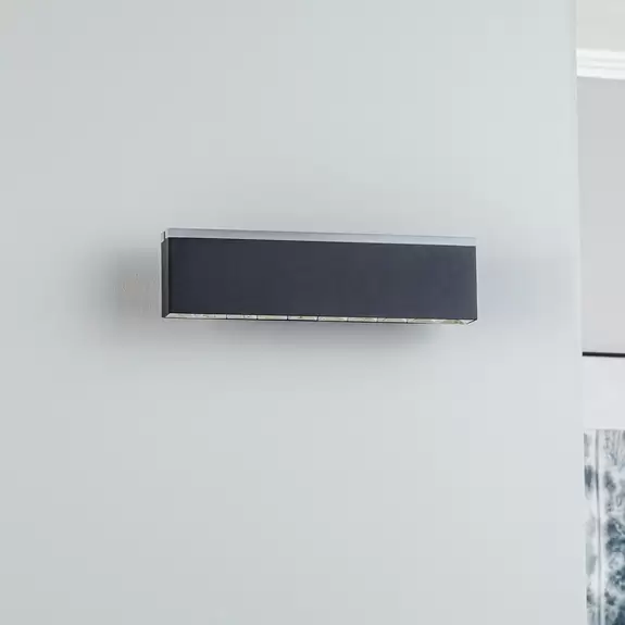 Lampenwelt Lucande Henner LED-Wandleuchte, schwarz, 30 cm Neueste Mode