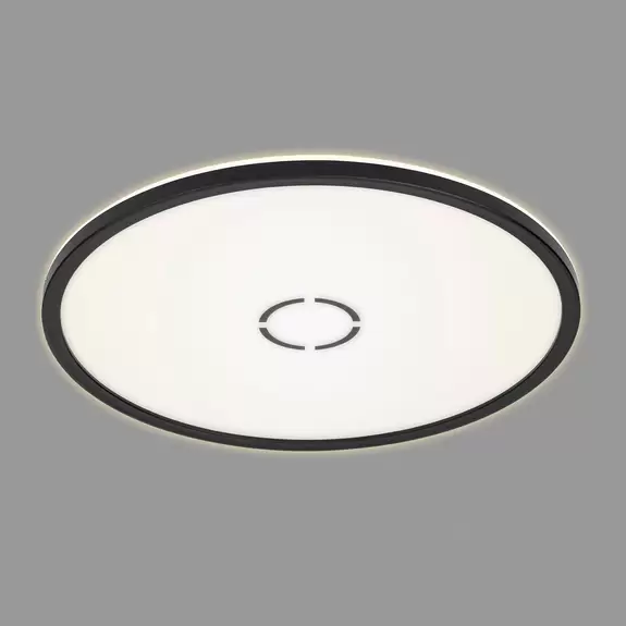 Lampenwelt LED-Deckenleuchte Free, Ø 42 cm, schwarz Online Outlet