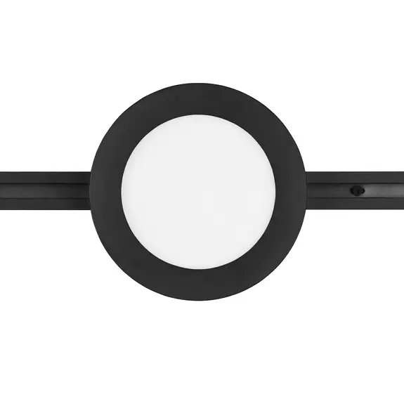 Lampenwelt LED-Deckenlampe Camillus DUOline, Ø 17 cm, schwarz Letzte 3 Tage