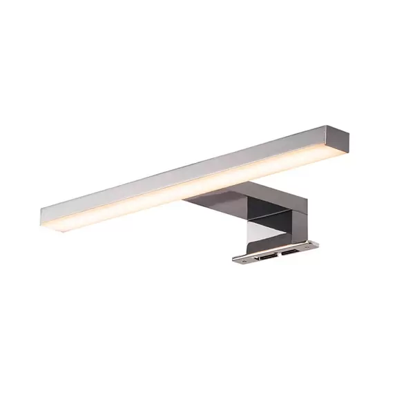 Lampenwelt SLV Dorisa LED-Klemm-Wandleuchte Breite 30cm chrom Letzte 2 Tage