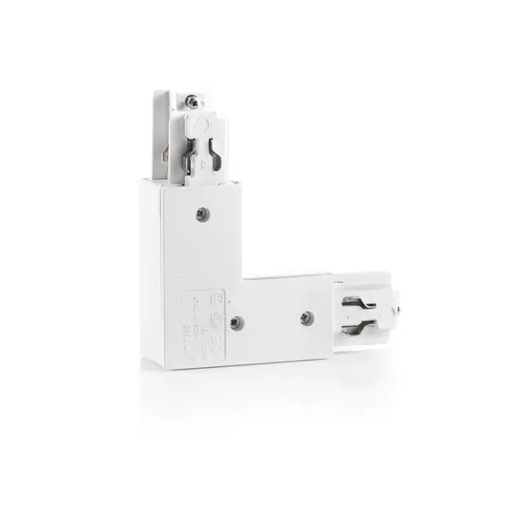 Lampenwelt Ivela 90°-Ecke Erde Außen für LKM quadro, weiß Sonderangebot der Fabrik
