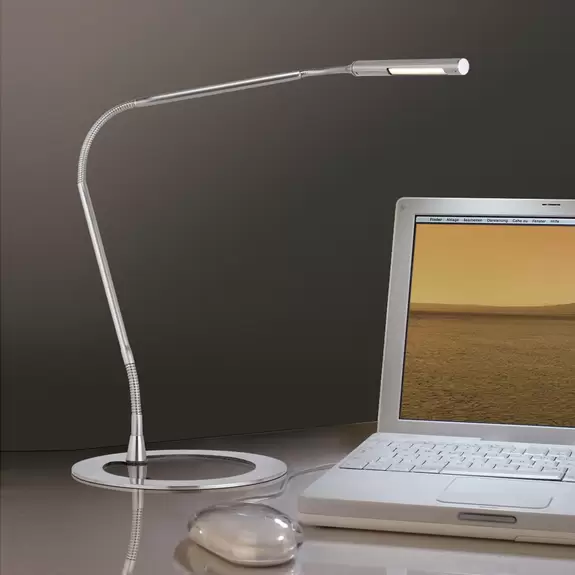 Lampenwelt Paulmann Plaza LED-Schreibtischlampe, Eisen Fabrikladen