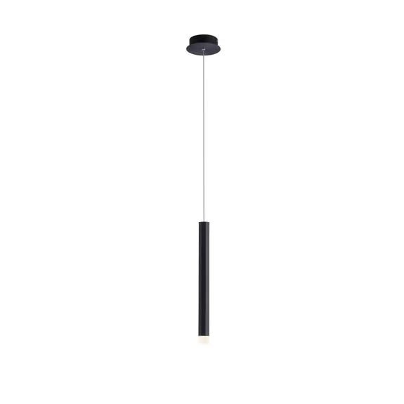 Lampenwelt LED-Pendelleuchte Bruno, einflammig, schwarz Speichern exportieren