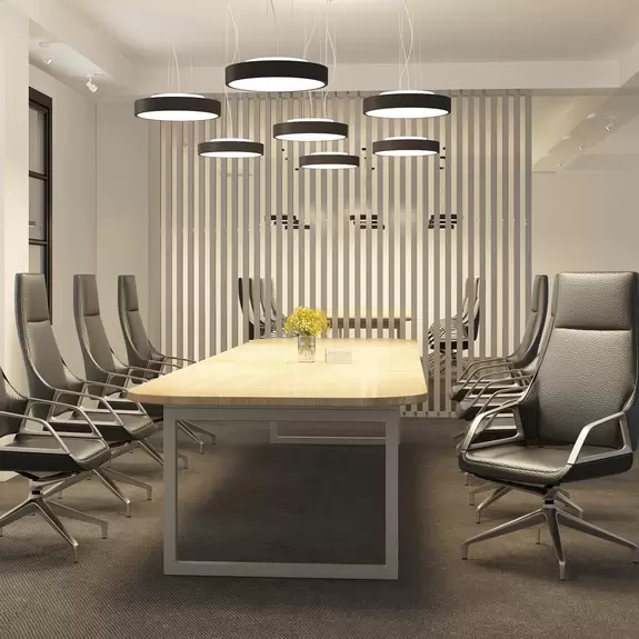 Lampenwelt Arcchio Vanida LED-Pendellampe, schwarz, 40 cm 50% Rabatt für begrenzte Zeit