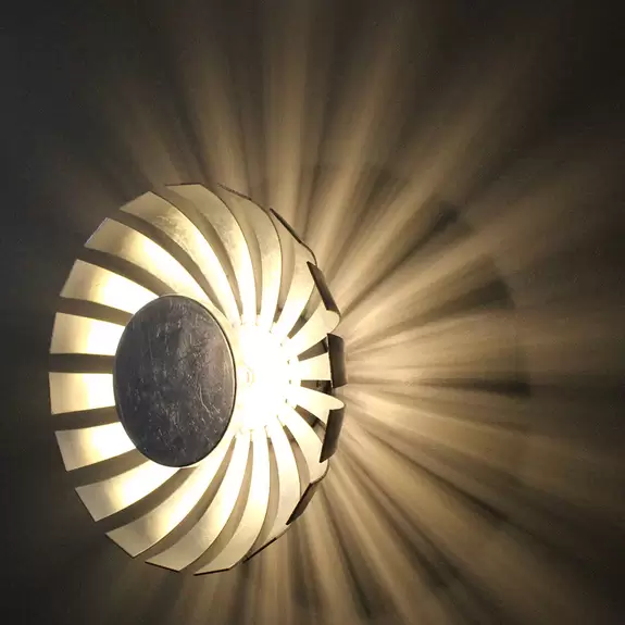 Lampenwelt LED-Wandleuchte Flare Small, silber Online