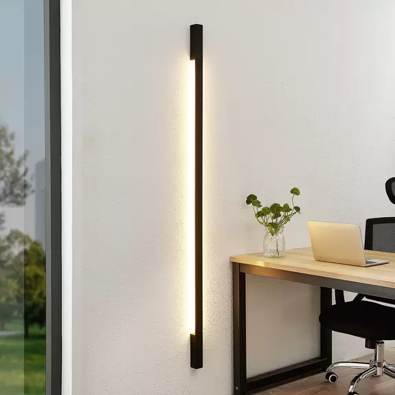Lampenwelt Arcchio Ivano LED-Wandleuchte, 170 cm, schwarz Verkauf