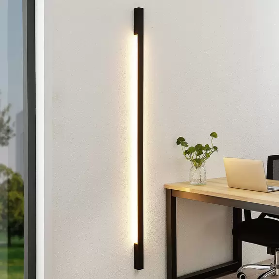 Lampenwelt Arcchio Ivano LED-Wandleuchte, 170 cm, schwarz Verkauf