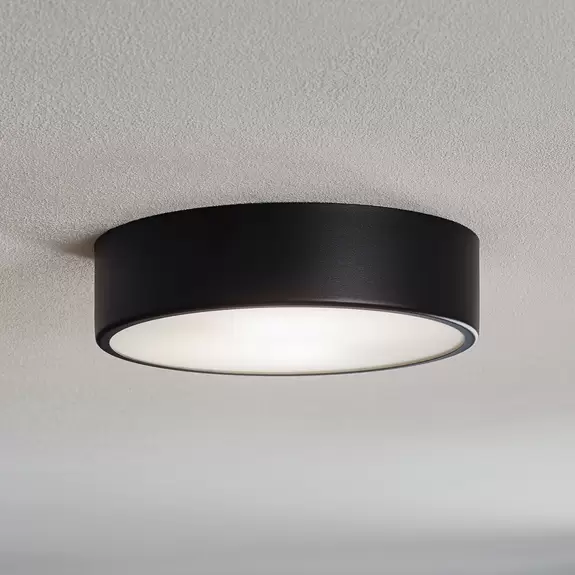 Lampenwelt Deckenleuchte Cleo 300, Sensor, Ø 30cm schwarz Jubiläumsangebot
