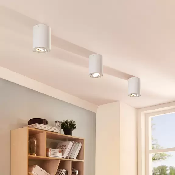 Lampenwelt Arcchio Deckenspot Jolina, rund, weiß, 2er-Set, Aluminium Sonderangebote