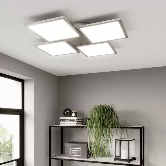 Lampenwelt LED-Deckenleuchte Ilira, dimmbar, CCT, 4-flammig Riesige Ersparnisse