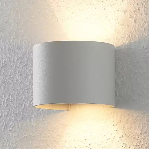 Lampenwelt Arcchio Wandleuchte Zuzana, rund, weiß, G9, 13 cm breit JETZT KAUFEN