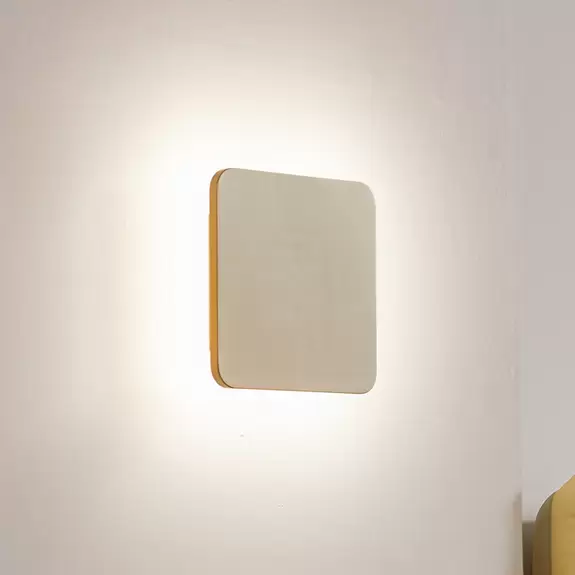 Lampenwelt Lucande LED-Wandleuchte Elrik, goldfarben, 22 cm, Metall Letzte 2 Tage