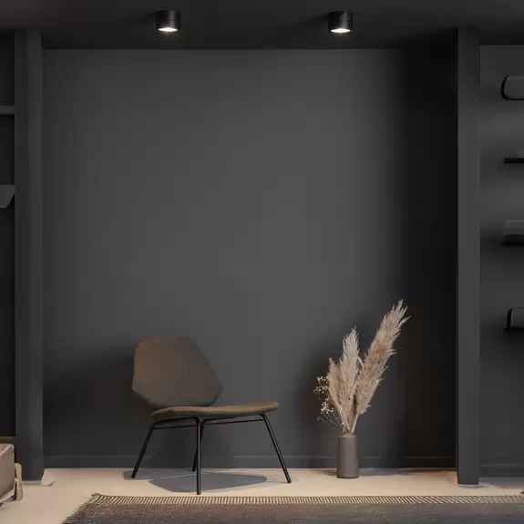 Lampenwelt LOOM DESIGN Ray LED-Deckenspot Ø9,3cm 15W schwarz Günstig kaufen