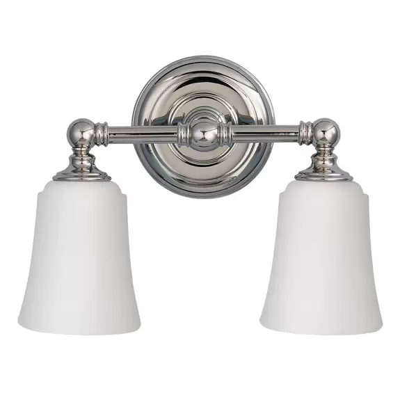 Lampenwelt LED-Badezimmer-Wandlampe Huguenot Lake, 2-flammig Exklusivangebot