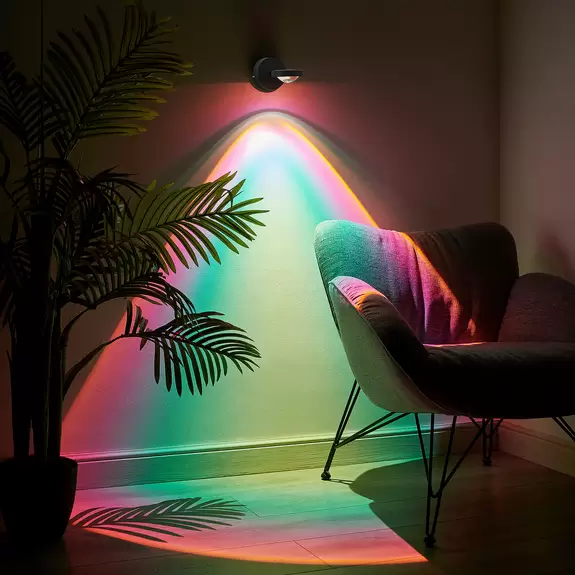 Lampenwelt Lindby Edonita LED-Wandlampe mit Effektlicht Preisnachlass