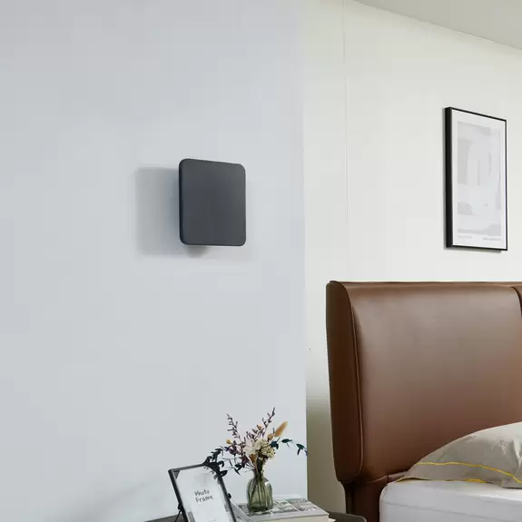 Lampenwelt Lucande LED-Wandleuchte Elrik, schwarz, 22 cm hoch, Metall Begrenzte Freigabe