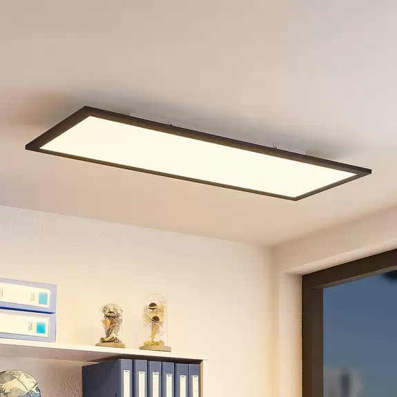 Lampenwelt Lindby Nelios LED-Deckenleuchte, CCT 80 x 30 cm JETZT KAUFEN
