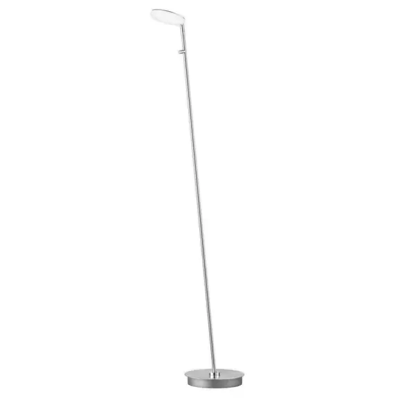 Lampenwelt LED-Stehleuchte Dent, dimmbar, CCT, 1 x 8W, nickel Blitzverkäufe