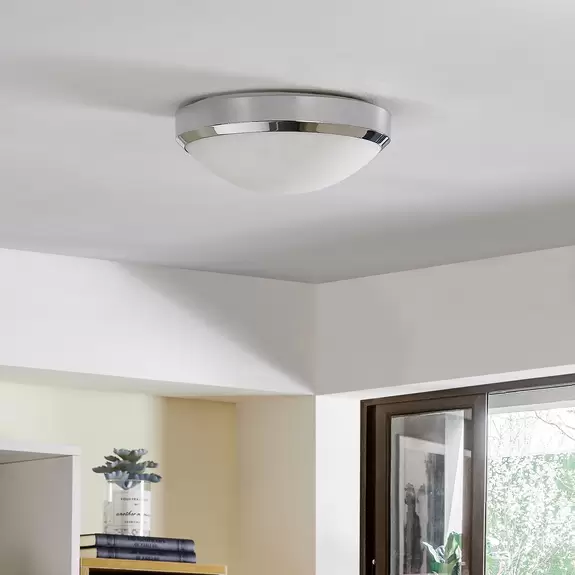 Lampenwelt Arcchio Drilona LED-Bad-Deckenlampe, chrom, IP44 Sonderangebote