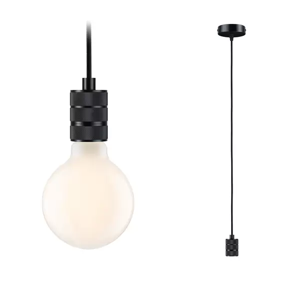 Lampenwelt Paulmann Neordic Tilla Pendellampe schwarz Clearance-Verkauf