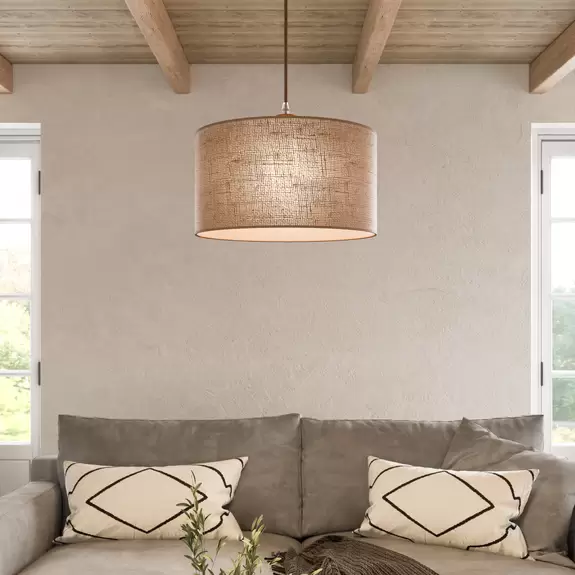 Lampenwelt Hängeleuchte Senso, rund, Ø 40 cm Rabatte dieses Monats