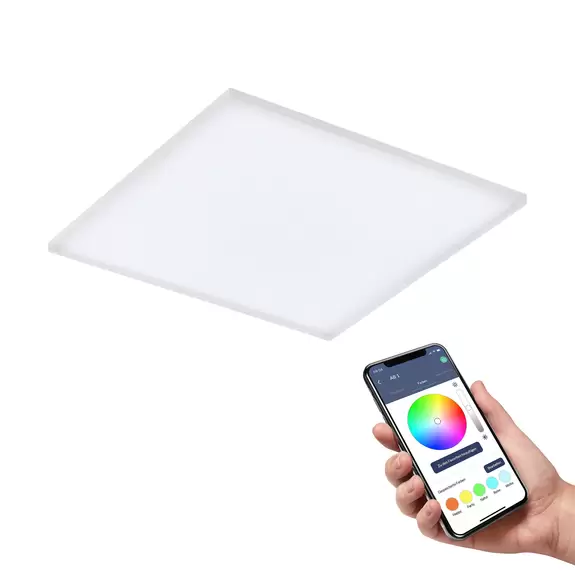 Lampenwelt EGLO connect Turcona-Z LED-Deckenlampe 60x60cm Outlet