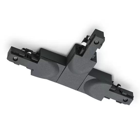 Lampenwelt T-Verbinder DUOline, Schutzleiter rechts, schwarz im Angebot