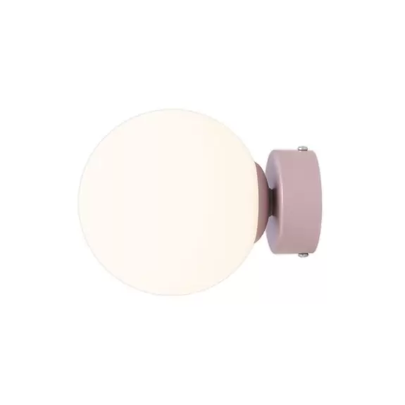 Lampenwelt Wandlampe Joel, flieder/weiß, einflammig Rabatt