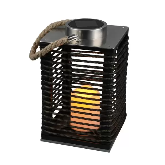 Lampenwelt LED-Solar-Tischleuchte Santana, Dämmerungssensor Begrenztes Angebot