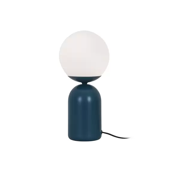 Lampenwelt Tischlampe Erietta, blau Black Friday
