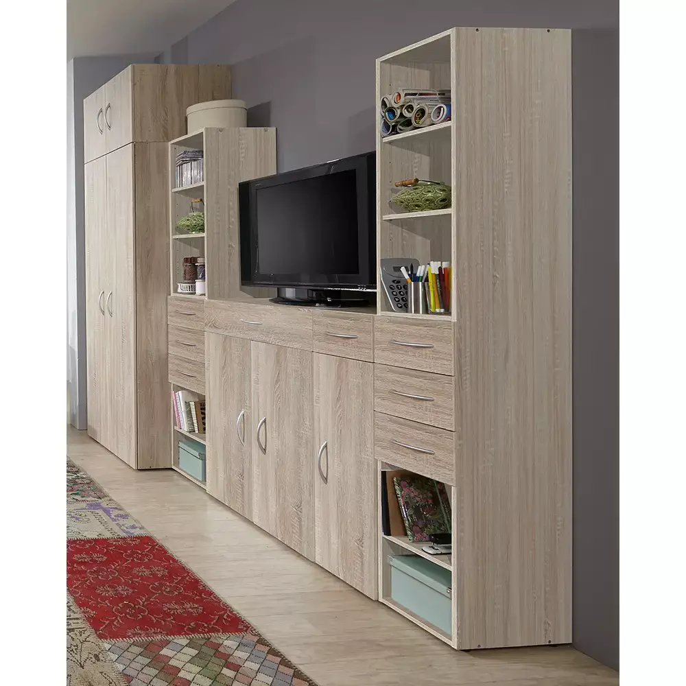 Lomadox Aufsatzschrank Eiche MIAMI-43, B/H/T ca. 80/40/54 cm Speichern exportieren
