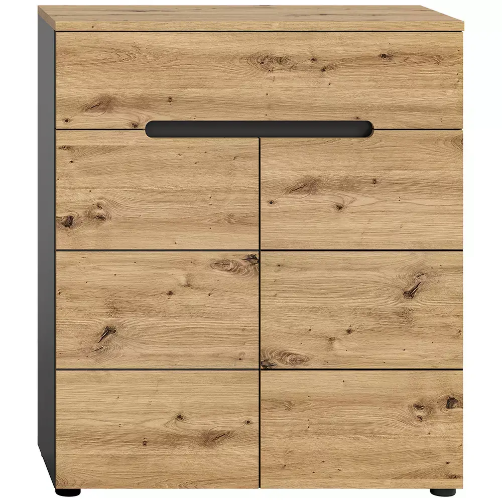 Lomadox Garderobenmöbel Serie CORTONA-158 in Eiche - selbst zusammenstellen Black Friday Preise